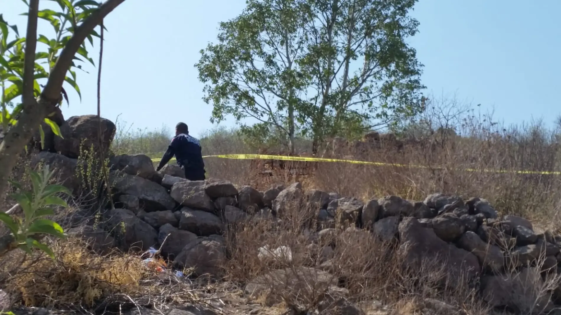 30 MAYO. La policía acordonó